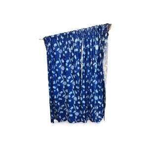 Vintage Doctor Who TARDIS Dalek Curtains (Set of 2) | Mid-2000s 64" x 64" Panels